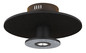 Preview: Globo Carter LED Deckenleuchte 24W Warmweiß Schwarz Matt, Metall Memoryfunktion Ø38cm 15647SD