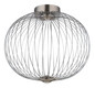 Preview: Globo Galway LED Deckenleuchte 15W Warmweiß Nickel Matt, Metall Memoryfunktion Ø50cm 15652D1N