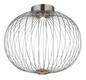 Preview: Globo Galway LED Deckenleuchte 15W Warmweiß Nickel Matt, Metall Memoryfunktion Ø50cm 15652D1N