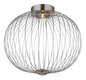 Preview: Globo Galway LED Deckenleuchte 15W Warmweiß Nickel Matt, Metall Memoryfunktion Ø50cm 15652D1N