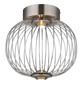 Preview: Globo Galway LED Deckenleuchte 15W Warmweiß Nickel Matt, Metall Memoryfunktion Ø30cm 15652DN