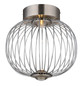 Preview: Globo Galway LED Deckenleuchte 15W Warmweiß Nickel Matt, Metall Memoryfunktion Ø30cm 15652DN