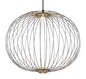 Preview: Globo Galway LED Hängeleuchte 15W Warmweiß Nickel Matt, Metall Memoryfunktion Ø50cm 15652H1N