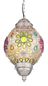 Preview: Globo Gelasius E27 Hängeleuchte Silberfarben, Metall Ø27cm 15658H