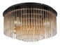 Preview: Globo Gorley E27 Deckenleuchte 5-fach 60W Schwarz Matt, Metall Ø50cm 15698D1A