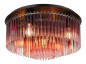 Preview: Globo Gorley E27 Deckenleuchte 5-fach 60W Schwarz Matt, Metall Ø50cm 15698D1BR