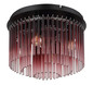 Preview: Globo Gorley E14 Deckenleuchte 5-fach 40W Schwarz Matt, Metall Ø32cm 15698DBR