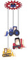 Preview: Globo Toolies E14 Hängeleuchte 3-fach 40W Dunkel Dunkel, Mdf 120cm 15731-3H