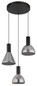 Preview: Globo Labora LED Hängeleuchte 21W Warmweiß Schwarz Matt, Metall 150cm 15741-3