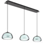 Preview: Globo Avila LED Hängeleuchte 35W CCT Schwarz-Chrom, Metall Fernbedienung Nachtlicht Memoryfunktion Ø25cm 15743-3HL