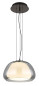 Preview: Globo Avila LED Hängeleuchte 24W CCT Schwarz-Chrom, Metall Fernbedienung Nachtlicht Memoryfunktion Ø38cm 15743H1L