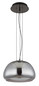 Preview: Globo Avila LED Hängeleuchte 24W CCT Schwarz-Chrom, Metall Fernbedienung Nachtlicht Memoryfunktion Ø38cm 15743H1L