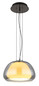 Preview: Globo Avila LED Hängeleuchte 24W CCT Schwarz-Chrom, Metall Fernbedienung Nachtlicht Memoryfunktion Ø38cm 15743H1L