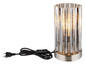 Preview: Globo Cayden E27 Tischleuchte 40W Nickel Matt, Metall Ø11,5cm 15747T