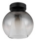 Preview: Globo Barry E27 Deckenleuchte 40W Schwarz Matt, Metall Ø18cm 15749D