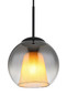 Preview: Globo Barry E27 Hängeleuchte 40W Schwarz Matt, Metall Ø20cm 15749H