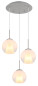 Preview: Globo Barry E27 Hängeleuchte 3-fach 40W Nickel Matt, Metall Ø20cm 15749N-3H