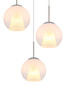Preview: Globo Barry E27 Hängeleuchte 3-fach 40W Nickel Matt, Metall Ø20cm 15749N-3H