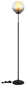 Preview: Globo Barry E27 Stehleuchte 40W Schwarz Matt, Metall Ø25cm 15749S