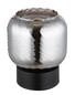 Preview: Globo Xia E27 Tischleuchte 25W Schwarz Matt, Metall Ø14cm 15754T