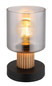 Preview: Globo Aleidis E27 Tischleuchte 25W Schwarz Matt, Metall Ø12cm 15768T