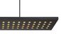 Preview: Globo Dolores LED Hängeleuchte 40W Warmweiß Schwarz Matt, Metall 120cm 15770HB