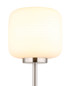 Preview: Globo Kladora E27 Stehleuchte 10W Nickel Matt, Metall Ø24cm 15772S