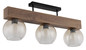 Preview: Globo Barry I E27 Deckenleuchte 3-fach 40W Schwarz Matt, Metall Ø18cm 15773-3D