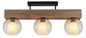 Preview: Globo Barry I E27 Deckenleuchte 3-fach 40W Schwarz Matt, Metall Ø18cm 15773-3D