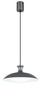 Preview: Globo Rocha LED Hängeleuchte 18W CCT Grau Matt, Metall Memoryfunktion Ø40cm 15781G