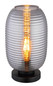 Preview: Globo Jefrey E27 Tischleuchte 40W Schwarz Matt, Metall Ø20cm 15794T