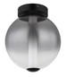 Preview: Globo Lacy LED Deckenleuchte 19W Warmweiß Schwarz Matt, Metall Ø25cm 15798D