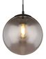 Preview: Globo Blama E27 Hängeleuchte Schwarz Matt, Metall Ø25cm 15830H