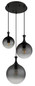 Preview: Globo Dalton E27 Hängeleuchte 3-fach 10W Schwarz Matt, Metall 141,5cm 15885-3H