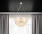 Preview: Globo Benjamin E14 Luster 8-fach 6W Verchromt, Metall Ø50cm 15888H