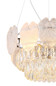Preview: Globo Benjamin E14 Luster 8-fach 6W Verchromt, Metall Ø50cm 15888H