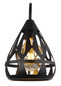 Preview: Globo Hassan E27 Wandleuchte 40W Schwarz Matt, Metall Ø17cm 15889W