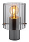 Preview: Globo Tulivar E27 Tischleuchte 40W Grau Dunkel, Metall Ø14cm 15904TS