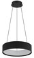 Preview: Globo Kemp LED Hängeleuchte 45W CCT Schwarz Matt, Metall Memoryfunktion Ø46cm 15924S