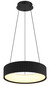 Preview: Globo Kemp LED Hängeleuchte 45W CCT Schwarz Matt, Metall Memoryfunktion Ø46cm 15924S