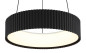 Preview: Globo Kemp LED Hängeleuchte 45W CCT Schwarz Matt, Metall Memoryfunktion Ø46cm 15924S