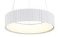 Preview: Globo Kemp LED Hängeleuchte 45W CCT Weiß Matt, Metall Memoryfunktion Ø46cm 15924W