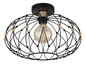 Preview: Globo Greys E27 Deckenleuchte 40W Schwarz Matt, Metall Ø40cm 15966D