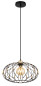 Preview: Globo Greys E27 Hängeleuchte 40W Schwarz Matt, Metall Ø40cm 15966H