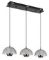 Preview: Globo Arus LED Hängeleuchte 30W Warmweiß Schwarz Matt, Metall Ø22cm 16022-3