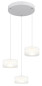Preview: Globo Belinda LED Hängeleuchte 18W Neutralweiß Weiß Matt, Metall Ø15cm 16024-3W