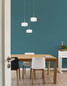 Preview: Globo Belinda LED Hängeleuchte 18W Neutralweiß Weiß Matt, Metall Ø15cm 16024-3W