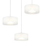Preview: Globo Belinda LED Hängeleuchte 18W Neutralweiß Weiß Matt, Metall Ø15cm 16024-3W