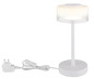 Preview: Globo Belinda LED Tischleuchte 6W Neutralweiß Weiß Matt, Metall Ø15cm 16024TW