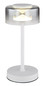 Preview: Globo Belinda LED Tischleuchte 6W Neutralweiß Weiß, Metall Ø15cm 16024TWR